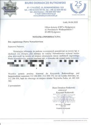 [VIDEO] Ciało Piotra Nowarkiewicza odnalezione. W zbiorniku wodnym, który oficjalnie wskazał w czwartek Policji Krzysztof Rutkowski