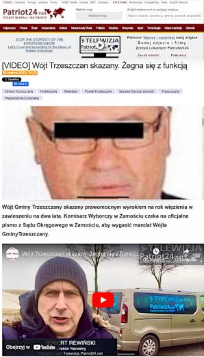 RUTKOWSKI: Nowa Wójt w Trzeszczanach! Koniec rządów skazanego Stanisława Cz. i uznanego winnym przestępstwa tymczasowego zarządcy Pawła L. Koniec prześladowania prawdomównego robotnika Wiesława Księżuka i seniorów!
