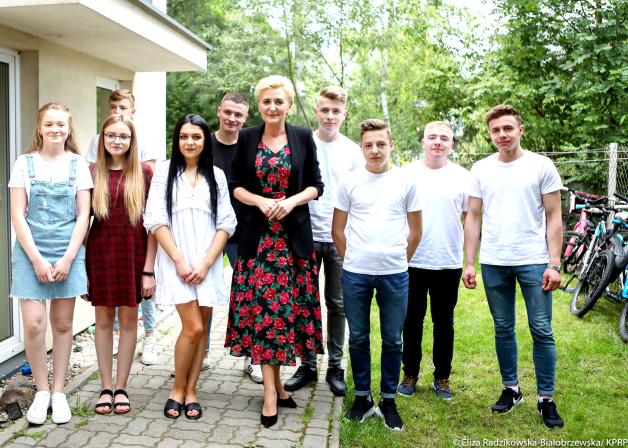 Wizyta Małżonki Prezydenta u rodziny repatriantów